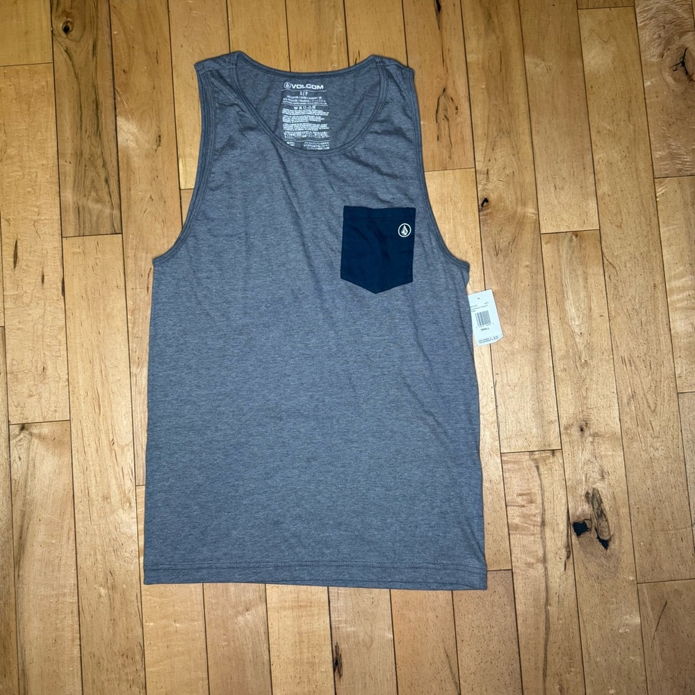 VOLCOM Grey Pocket Tank Men’s S/P